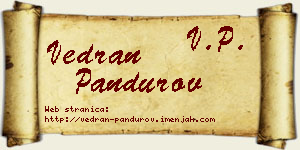 Vedran Pandurov vizit kartica